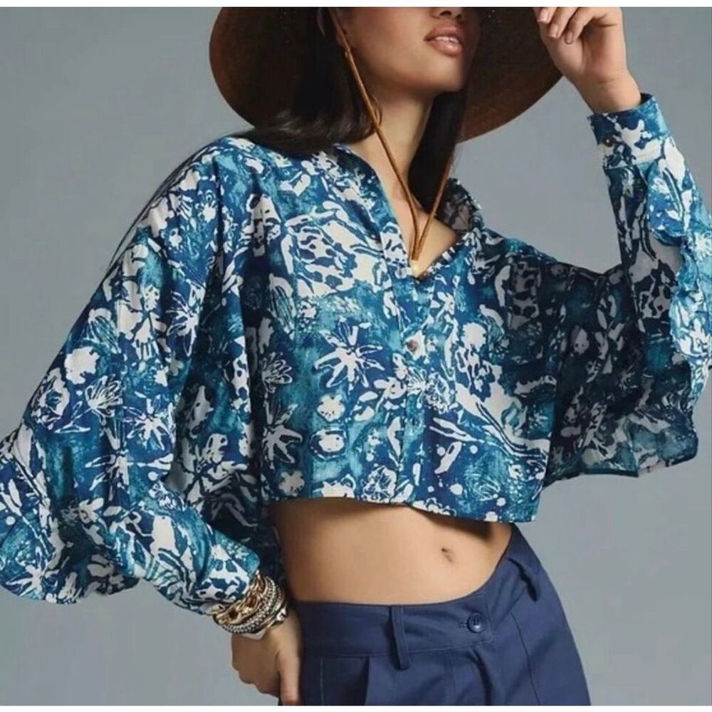 Anthropologie Pilcro batwing oversized blouse